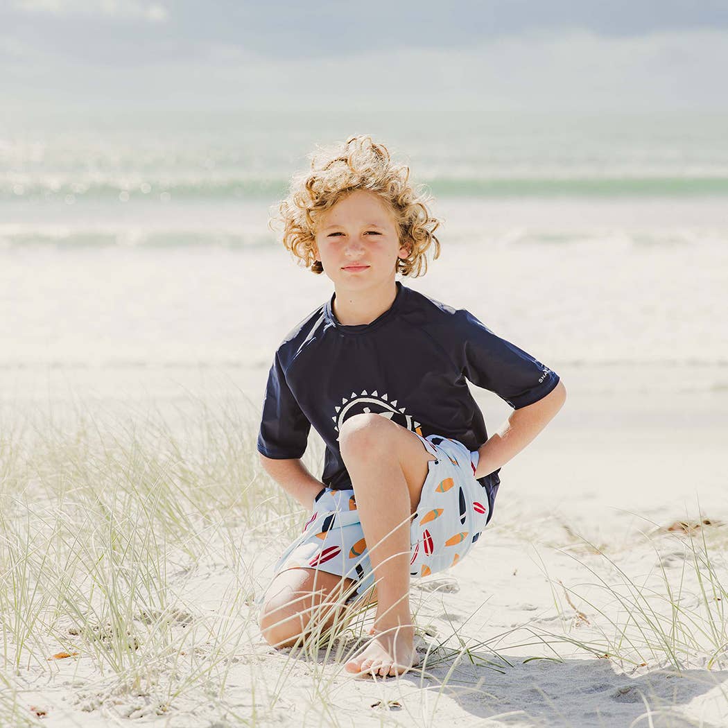 Retro Surf Volley Board Short