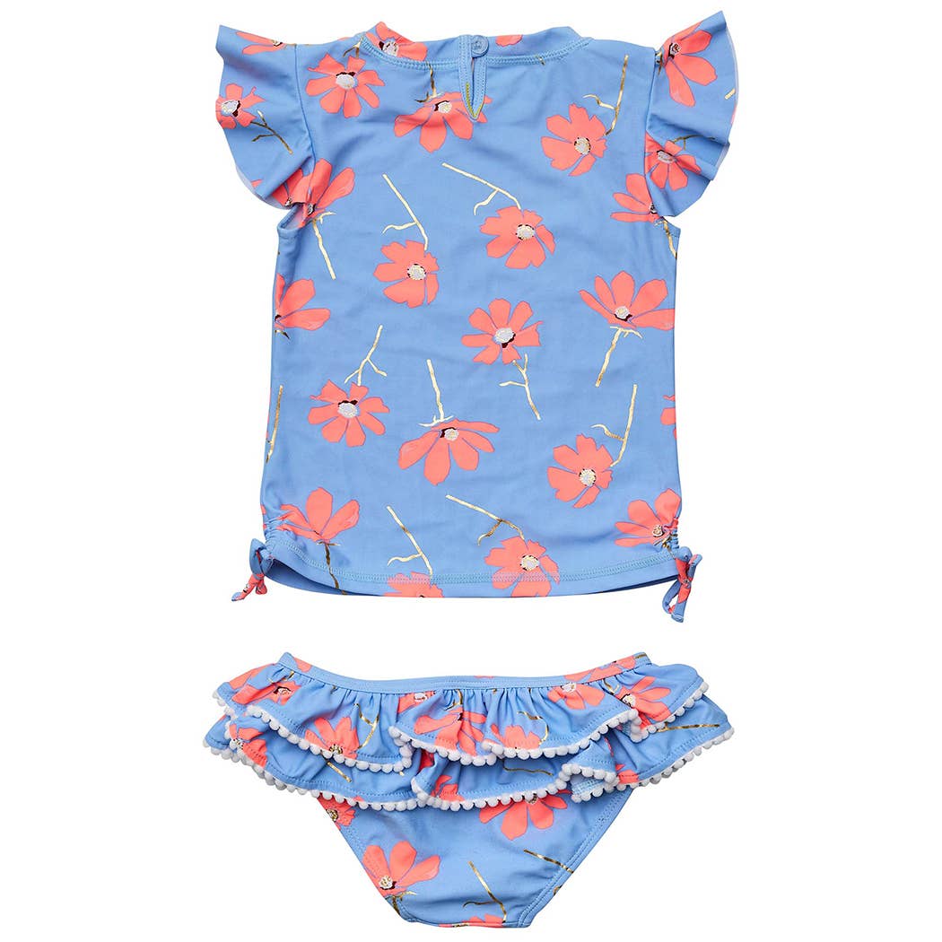 Beach Bloom SS Ruffle Set