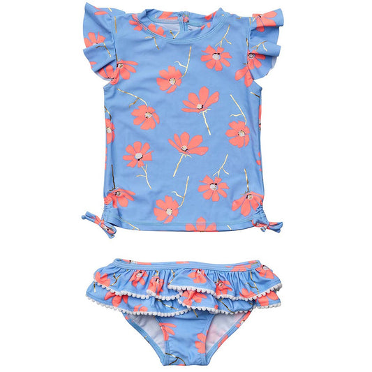 Beach Bloom SS Ruffle Set