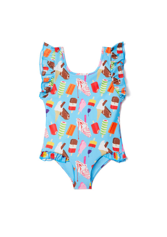 Boardies Girls Ruffle Swimsuit