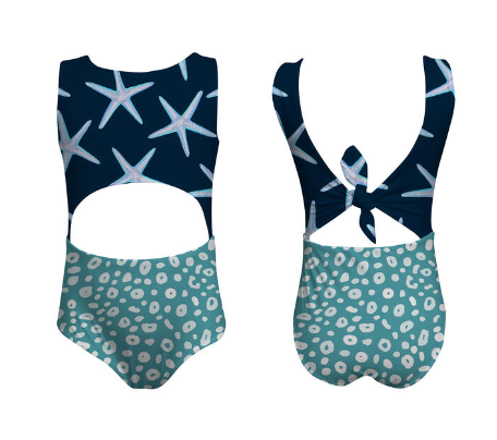 Girl’s Abi Trikini- Estrellas De Mar