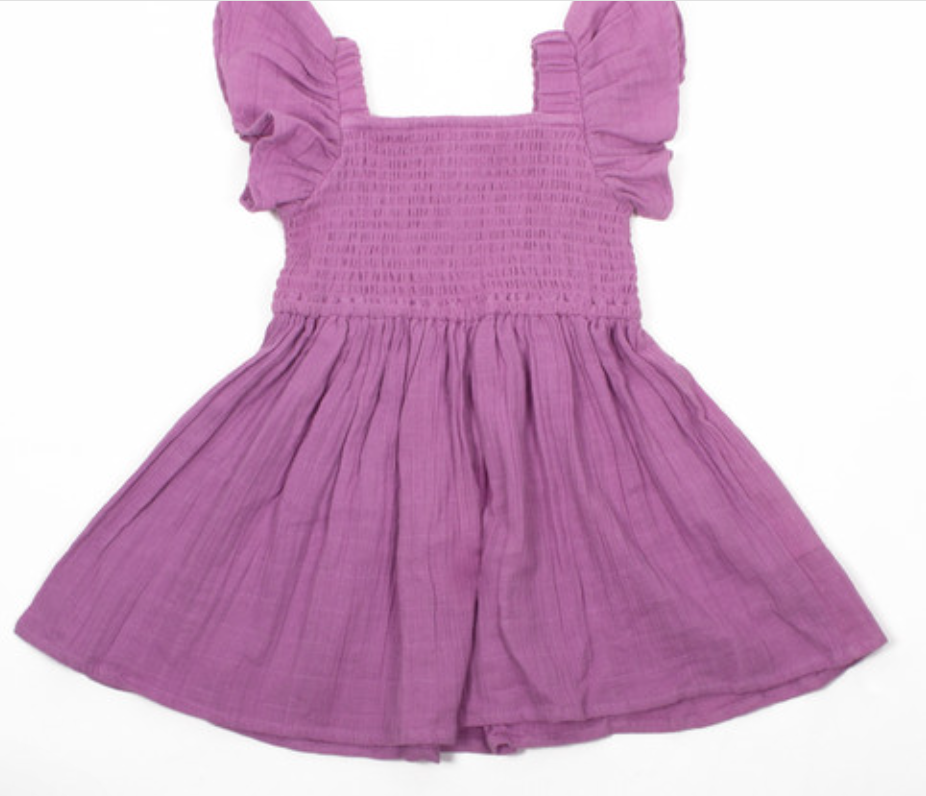 Smocked Gauze Dress
