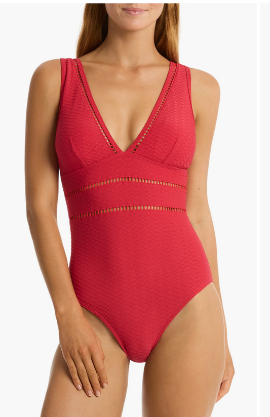 Essentials Spliced One Piece