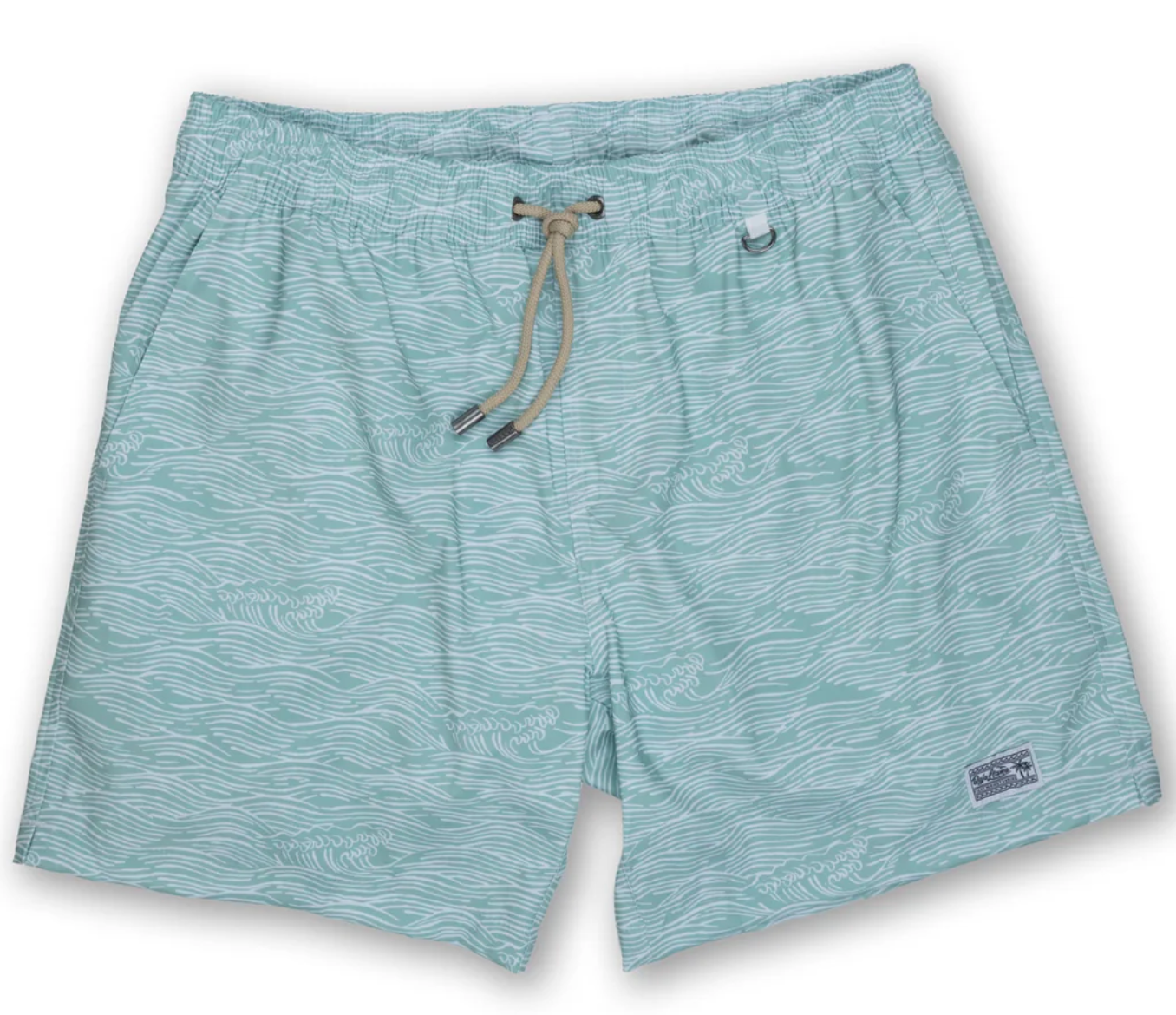 ROLL TIDES Light Green STRETCH SWIMSUIT