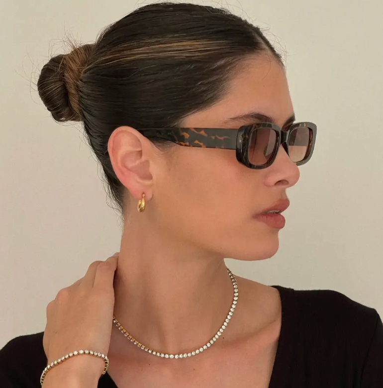 Anastasia Huggie Hoop Earring