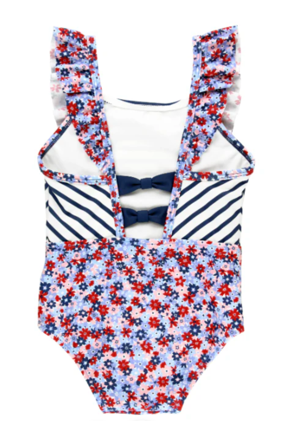 Red White and Bloom One Piece
