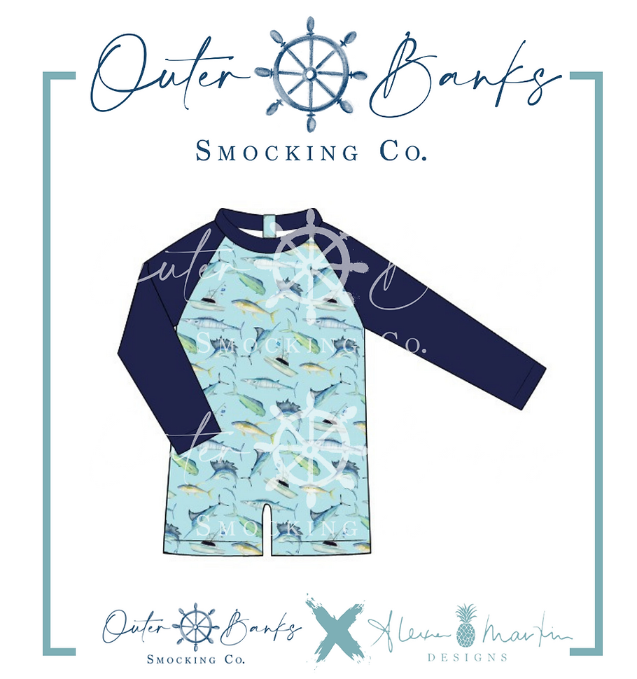 Tight Lines Long Sleeve Swim