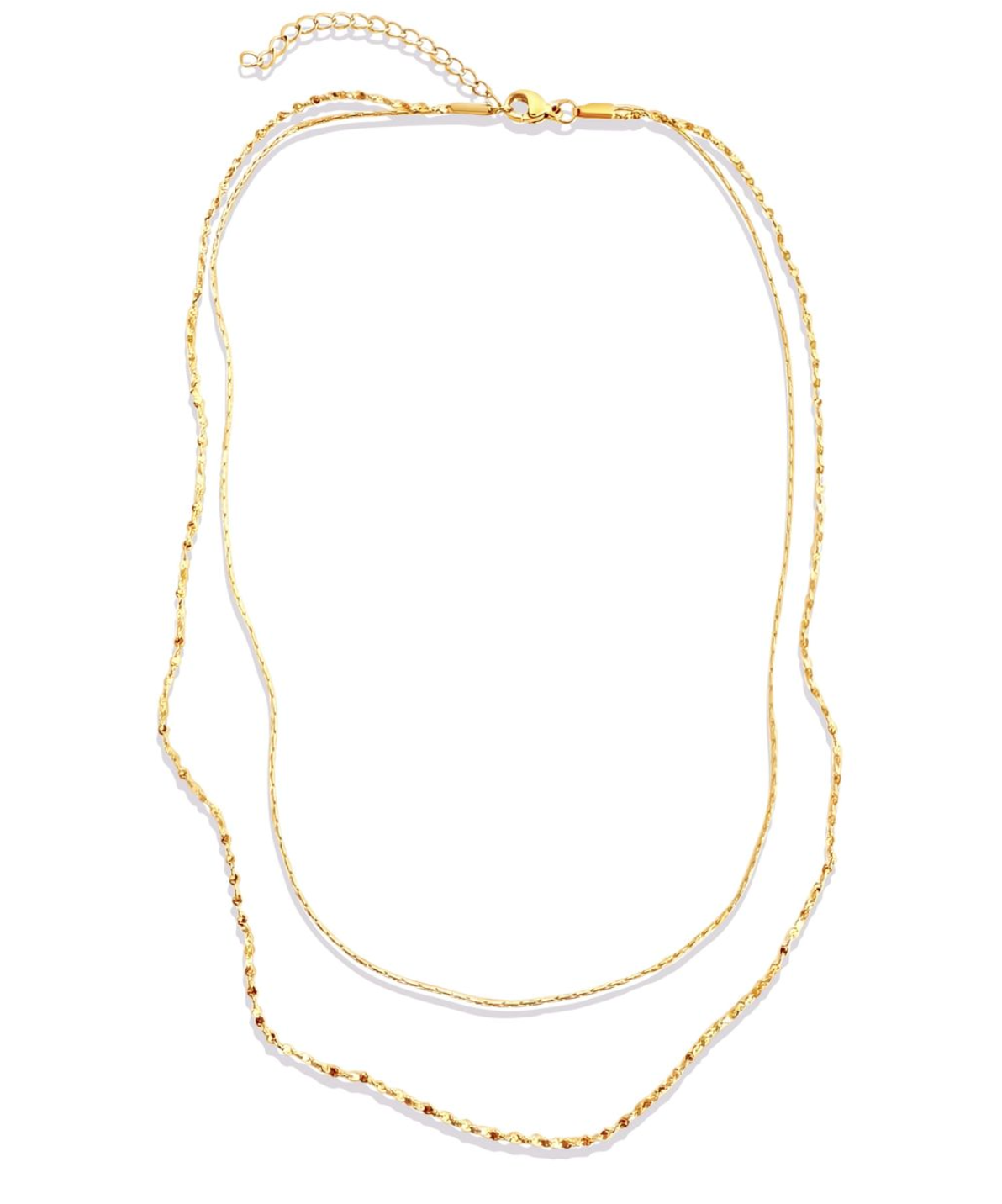 Pevia Double Chain Necklace