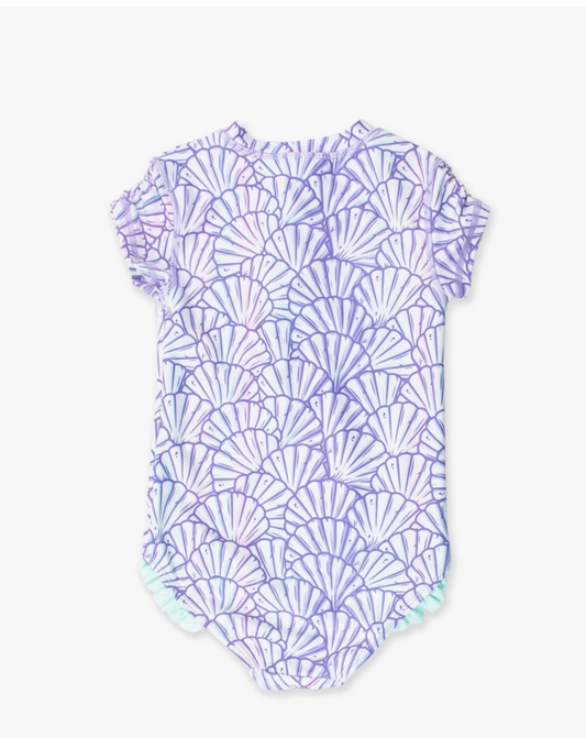 Girl's Short Sleeved Rash Guard