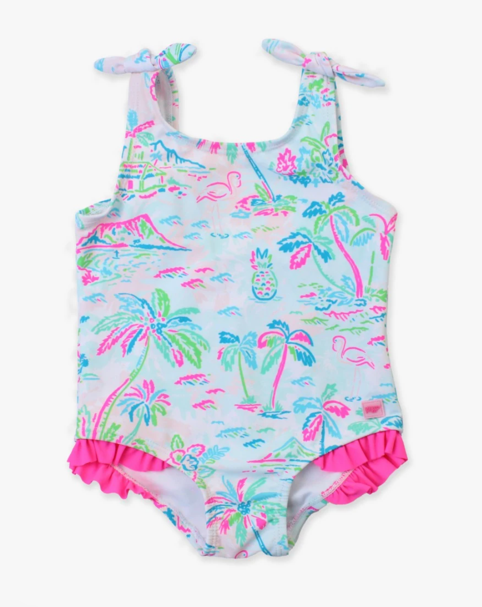 Tie Shoulder One Piece