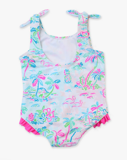 Tie Shoulder One Piece