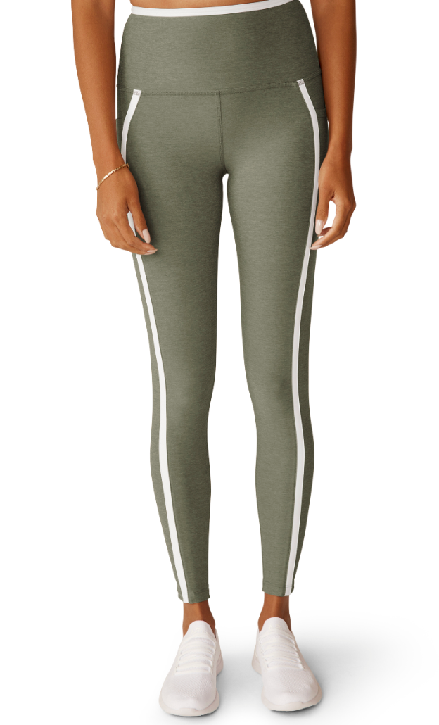 SPACEDYE NEW MOVES HIGH WAISTED MIDI LEGGING