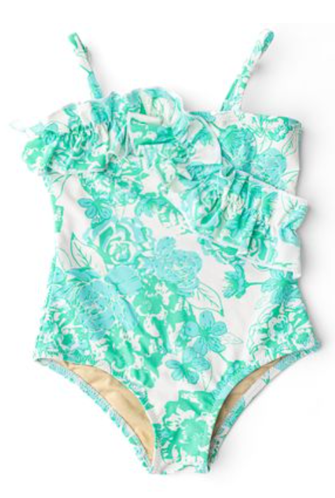 Charming Rose Ruffle One Piece