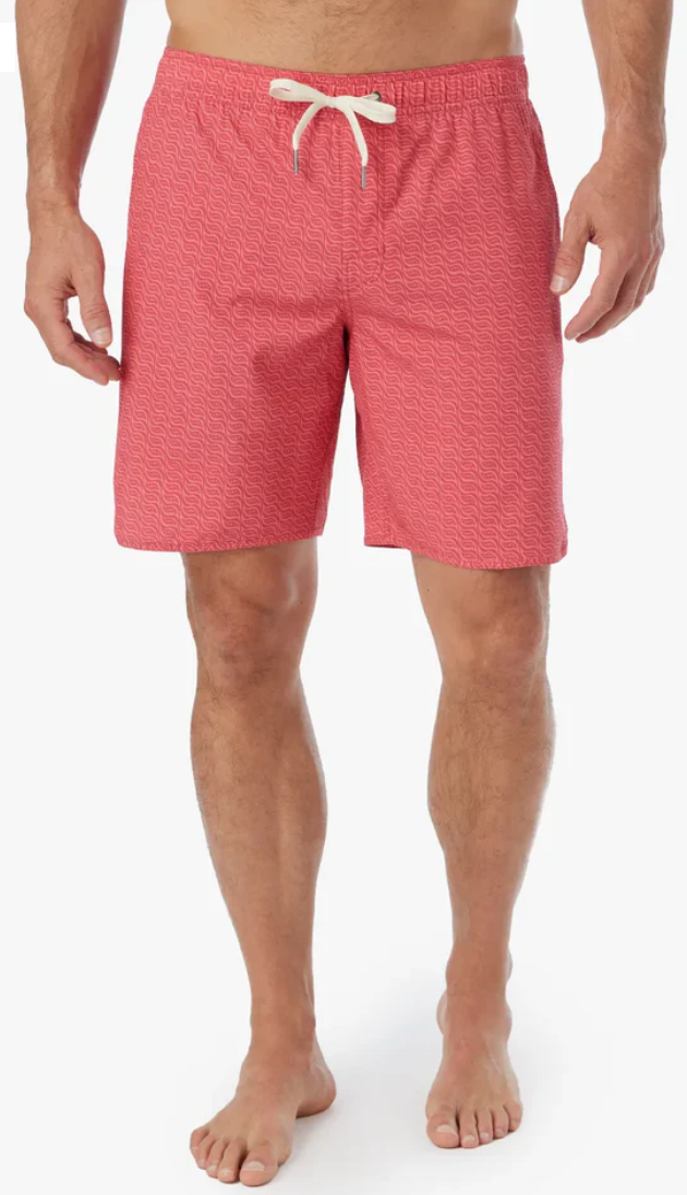 Red Twisted Waves Anchor Trunk