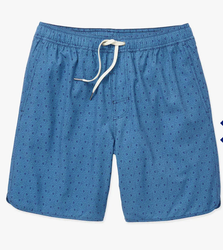 Electric Blue Geo Anchor Trunk