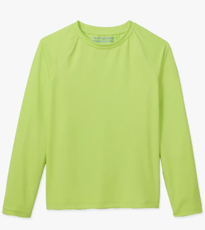 Neon Green Kids Rashguard