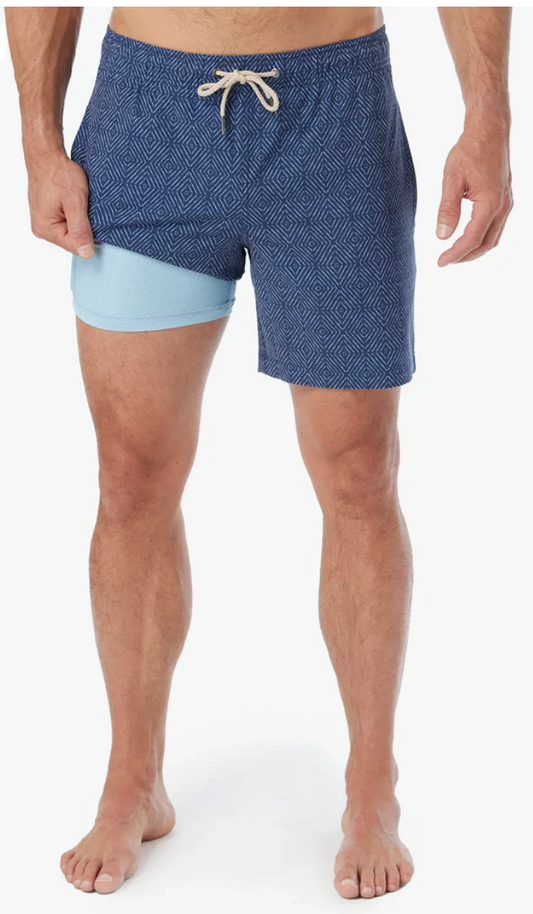 Navy Shibori Bayberry Trunk