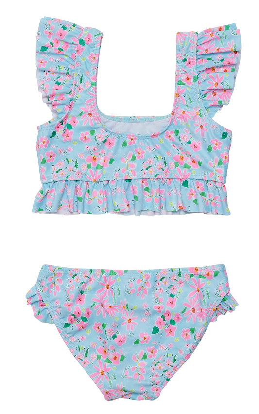 Daisy Chain Frilled Crop Bikini