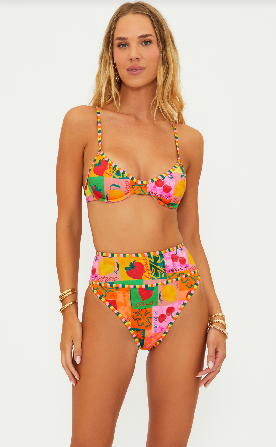 Carlotta Bikini Bottom- Fruits