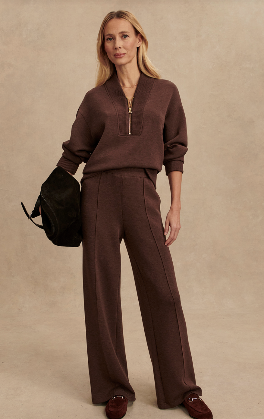 Sally Half Zip Sweat
