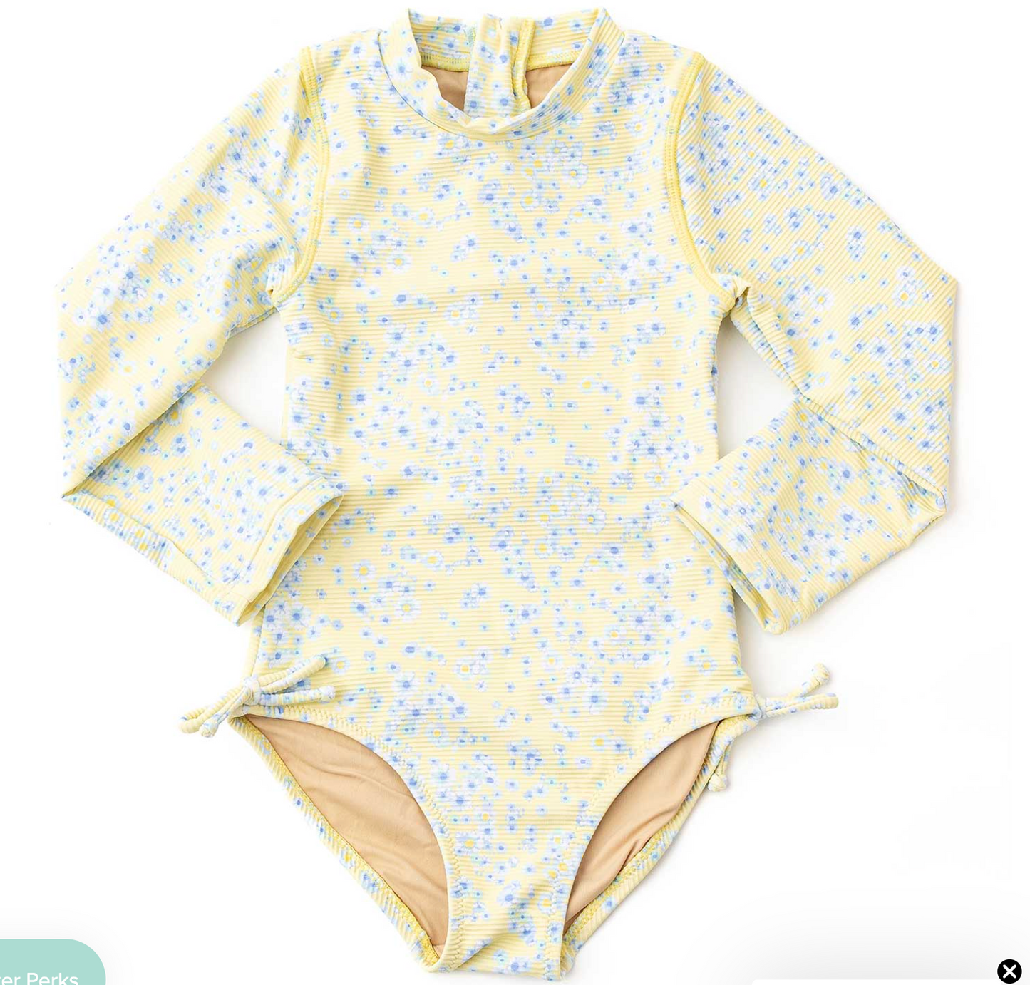 Butter Blooms Rash Guard