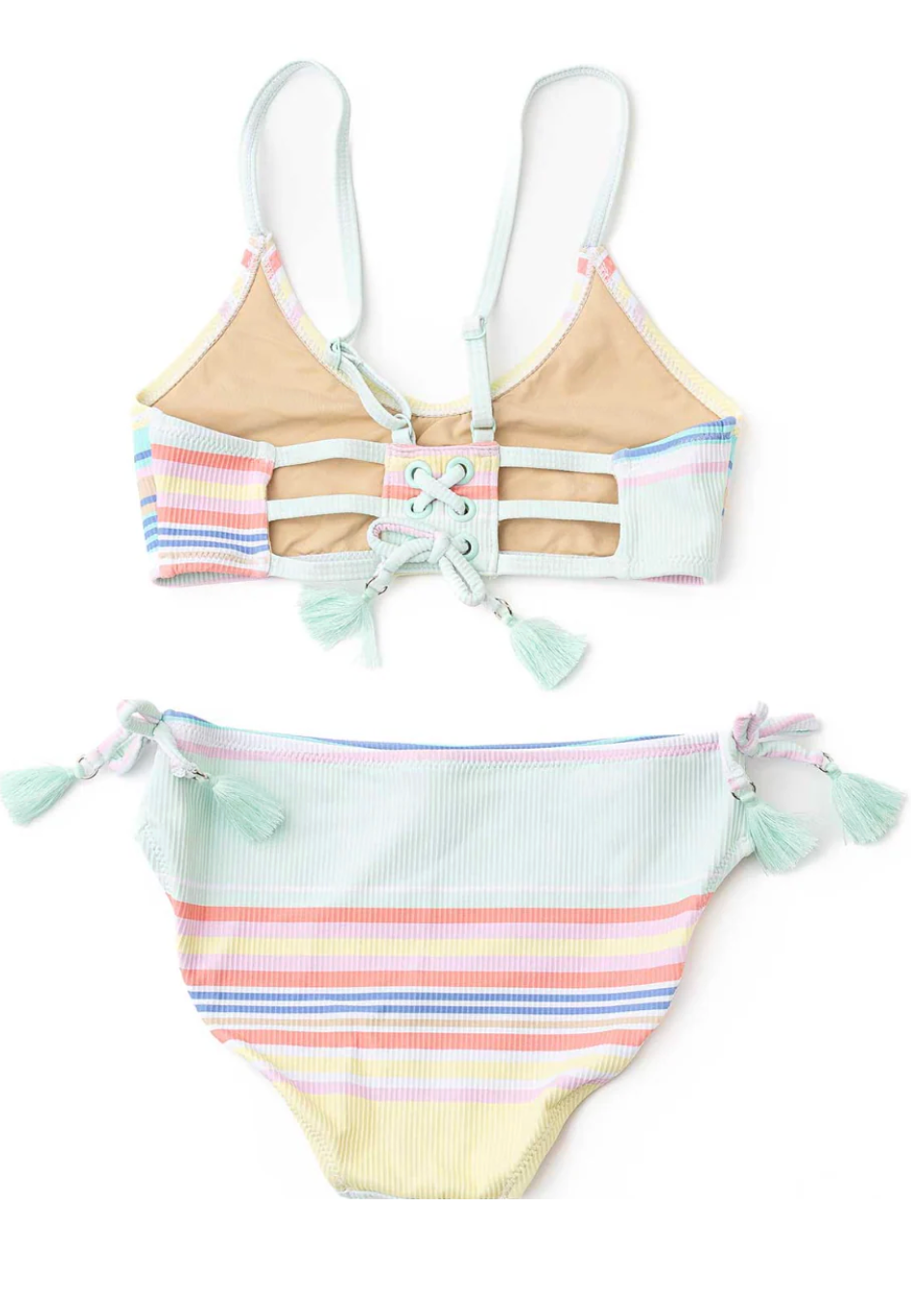 Surfer Stripe Tie Back 2 Piece