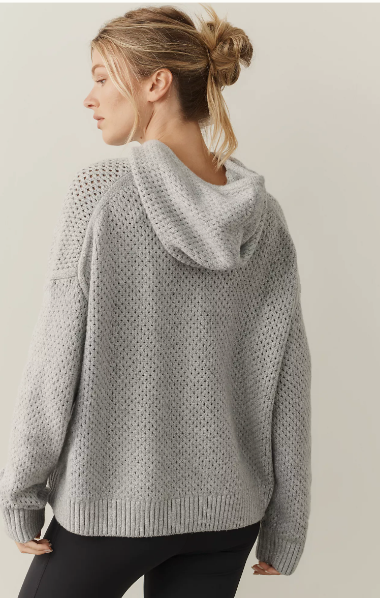 Melchie Relaxed Knit Hoodie