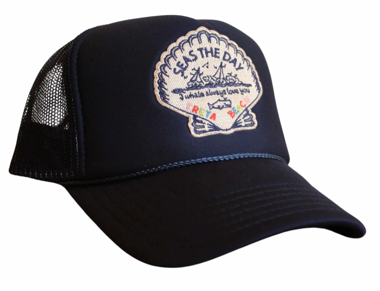 Sally Sells Sea Shells Trucker Hat