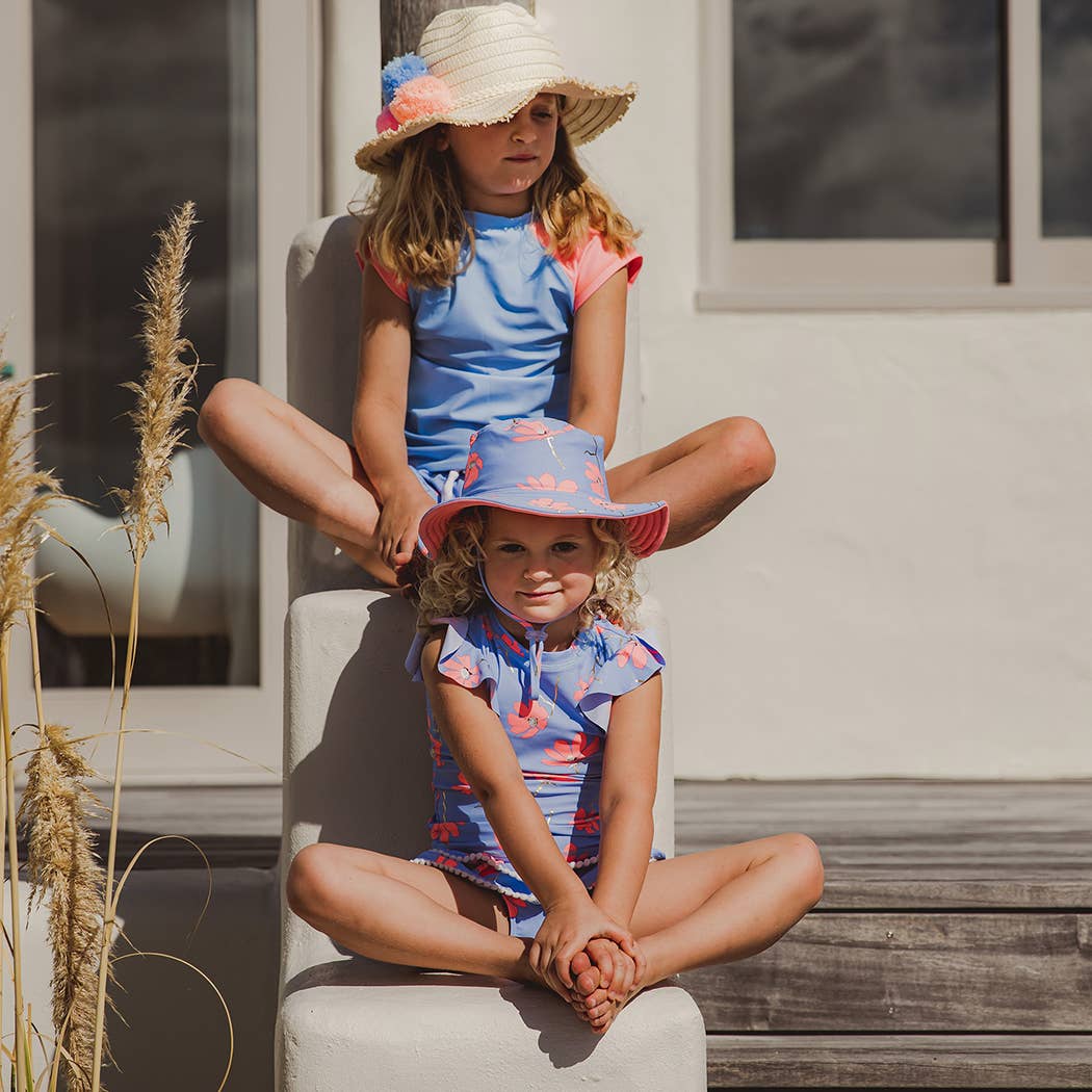 Beach Bloom SS Ruffle Set