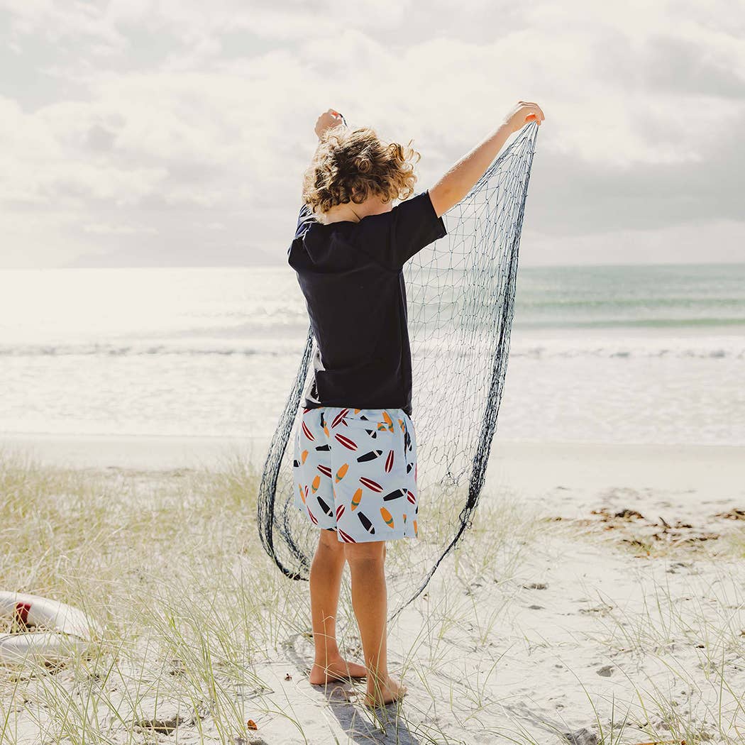 Retro Surf Volley Board Short