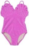 mermaid shell 1pc - shimmer pink