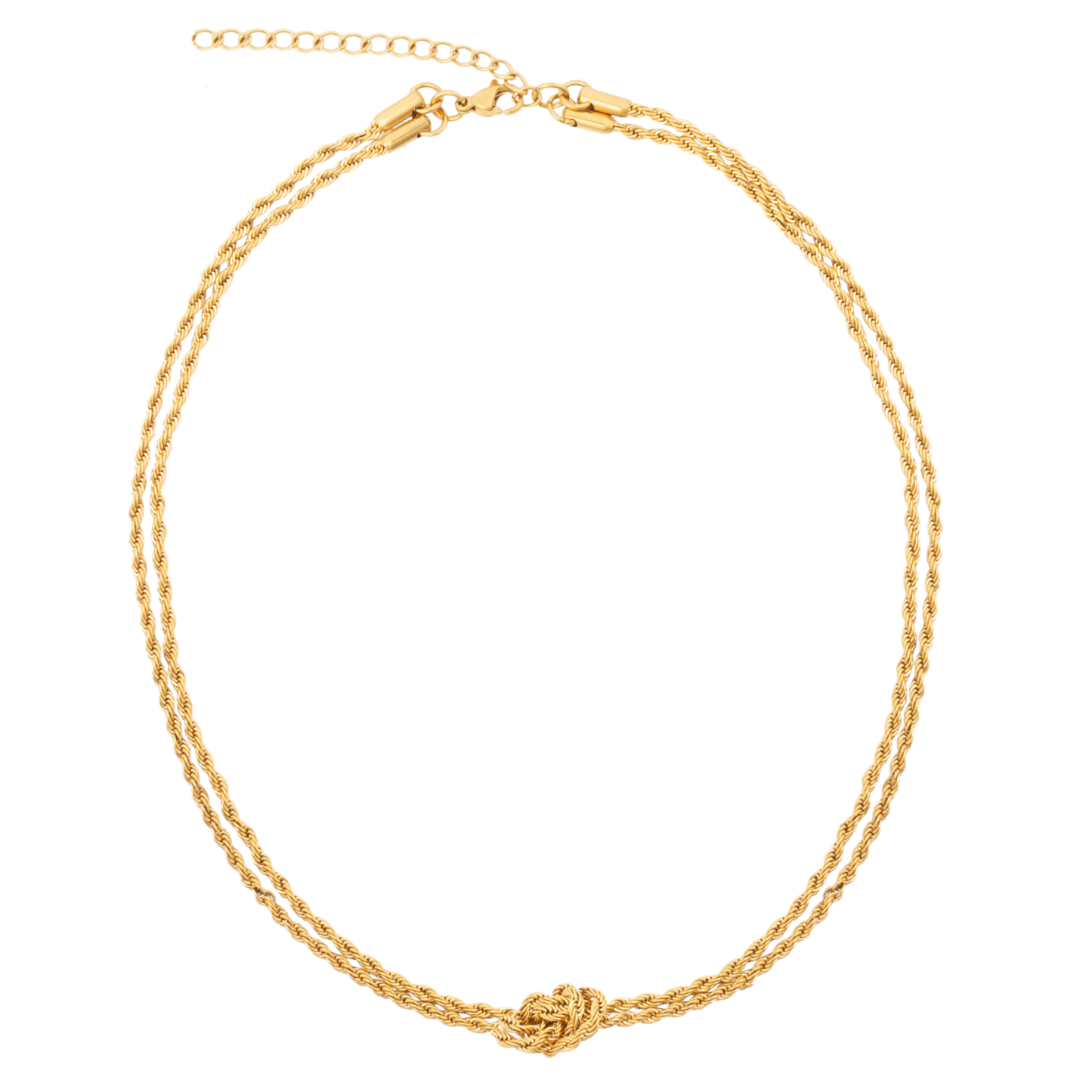 Iggy Rope Chain Knotted Necklace