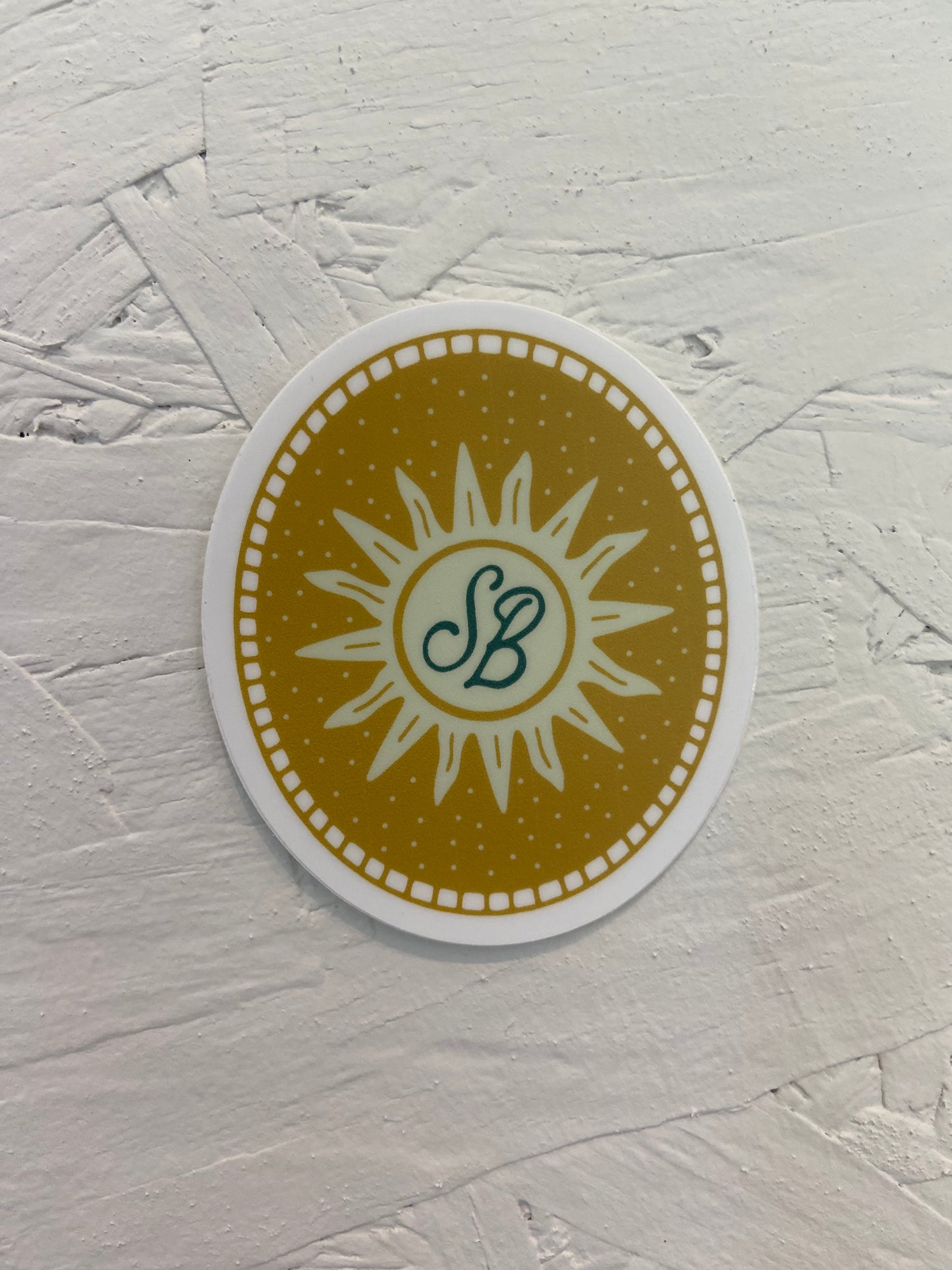 Oval "SB" Sticker