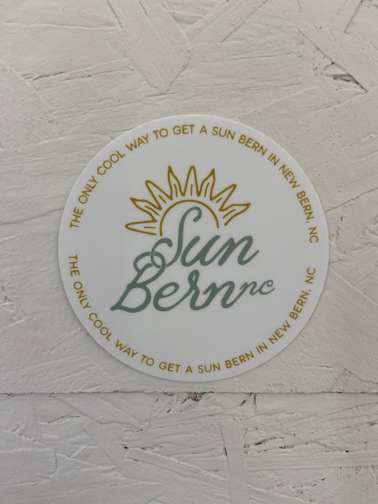 Circular Sun Bern Sticker