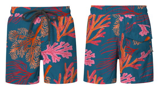 Boy’s Coral Swim Shorts