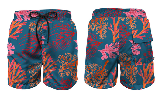 Men’s Coral Swim Shorts