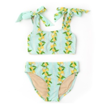 Bunny Tie Bikini- Citrus Grove