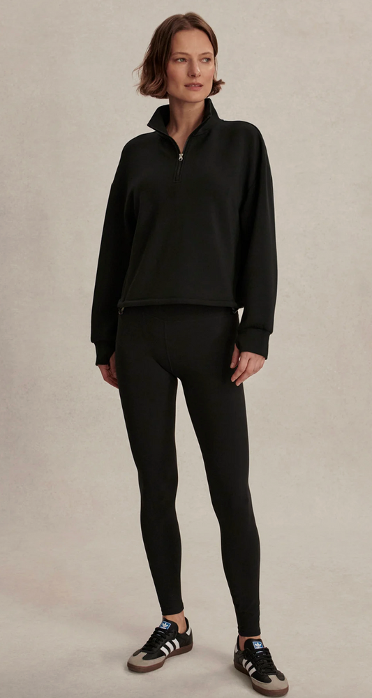 Sian Cropped Half Zip Mid Layer
