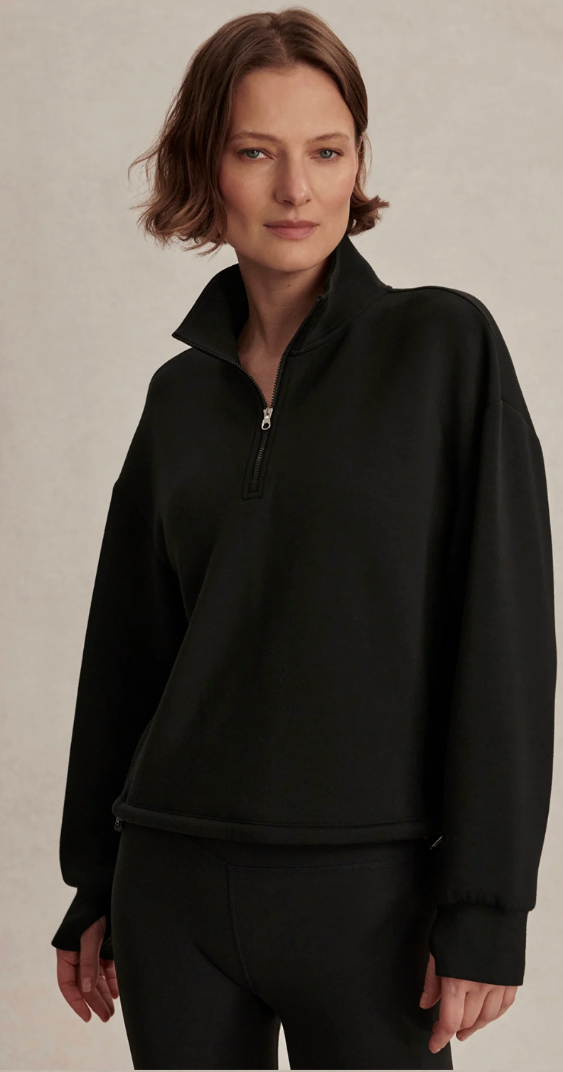 Sian Cropped Half Zip Mid Layer