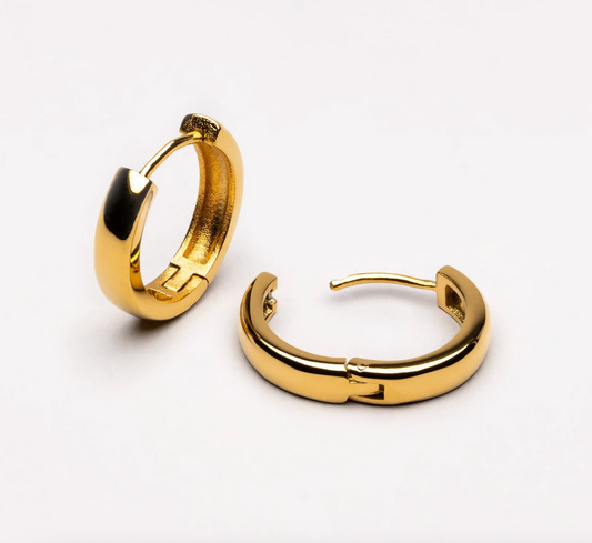 Bold Huggie Hoops