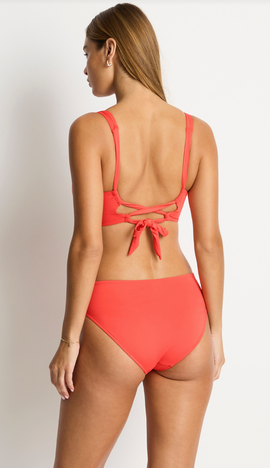 Cross Front Tie Back Top