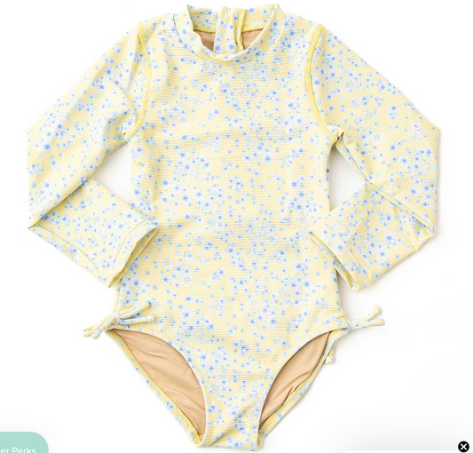 Butter Blooms Rash Guard