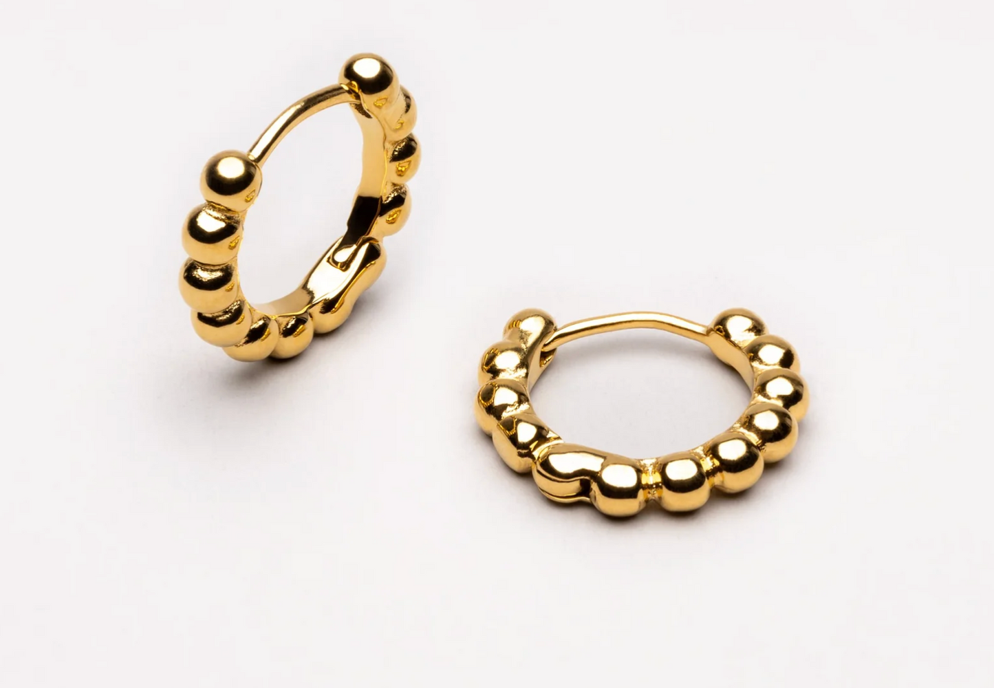 Beaded Hoop Earrings