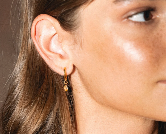 Rose Drop Earrings