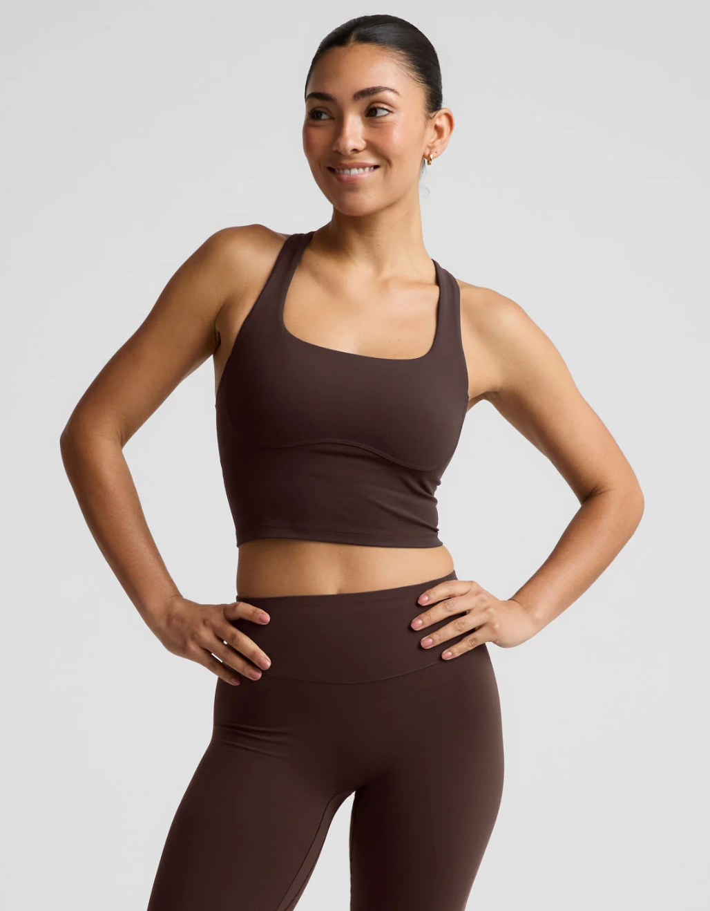 Glowzone Racerback Cropped Tank