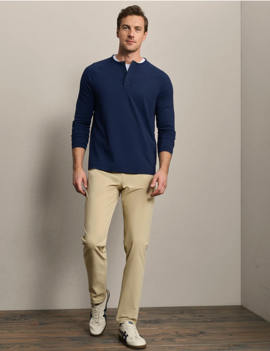 Waffle Tech Henley