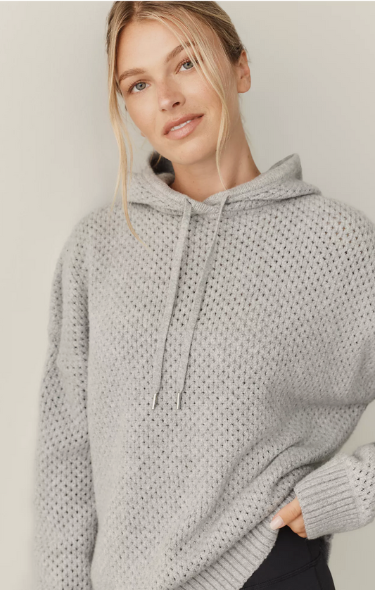 Melchie Relaxed Knit Hoodie