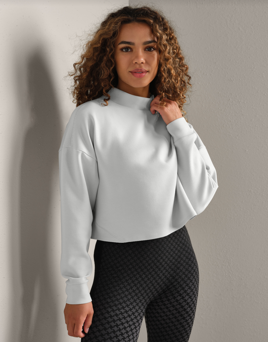 Dreamglow Cropped Mock Neck
