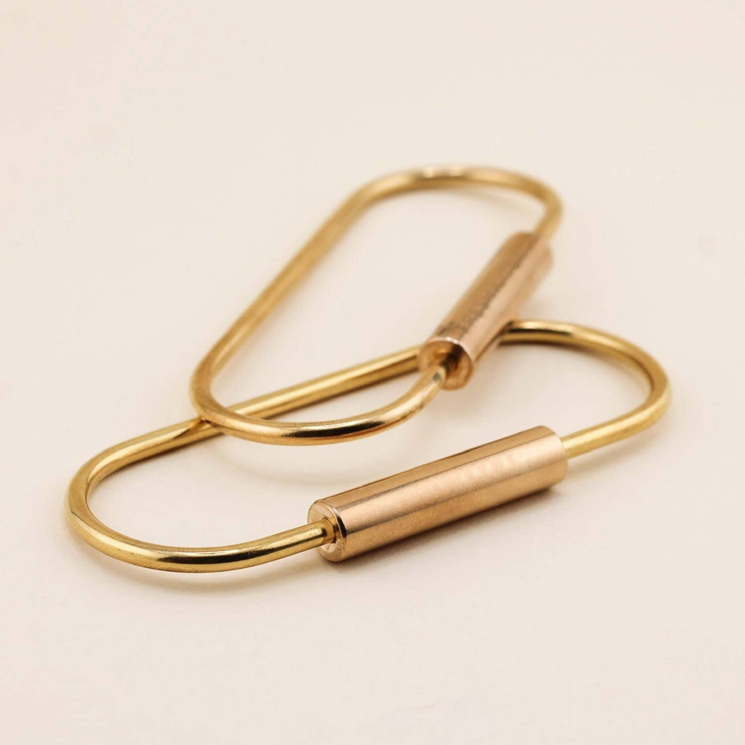 Brass Oval Key Ring – sun bern nc