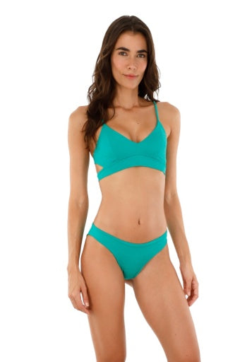 TEXTURED IPANEMA SUNNY GREEN NEO PARAMOUNT BOTTOM
